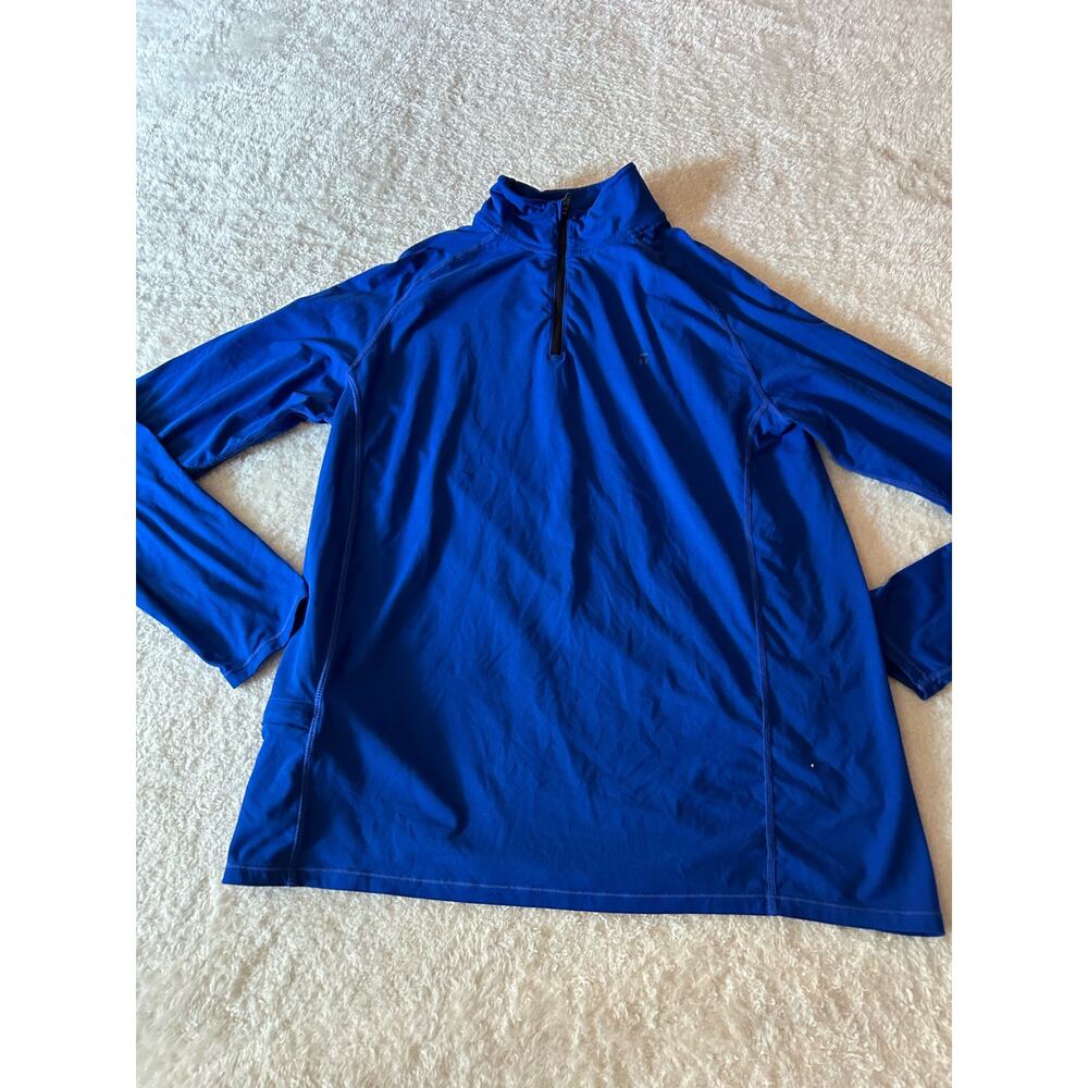 Tommy John Men's Bright Blue Quarter Zip Sweater Size M‎